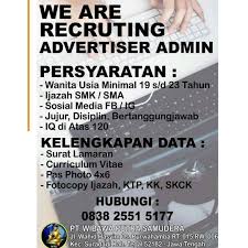 Pin Oleh Lowongan Kerja Tegal Di Loker Pt Wibawa Putra Samudera Tegal 2020 Surat Sma Hubungan