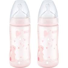 Lot De 2 Biberons First Choice Rose 300ml Taille Taille Unique Accessoire Bebe Fille Petits Garcons Noirs Biberons