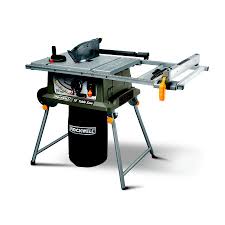 Rockwell 10 In Carbide Tipped Blade 15 Amp Table Saw Lowes Com Rockwell Table Saw Table Saw Jobsite Table Saw