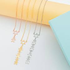 Personalized 925 Sterling Silver Star Of David Necklace With Kids Solo Mio Italian Jewelry