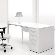 Black And White Computer Table Design Jesper Single Pedestal Computer Desk White Lacquer Computer Desks At Hayneedle 800 White Home Office Furniture Office Interior Design Home Office Design