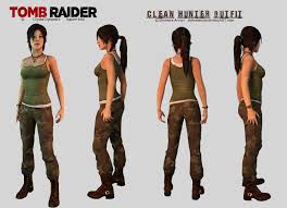 1112 lara croft 3d models. Lara Croft Clean Hunter Outfit Download By Hellenys On Deviantart