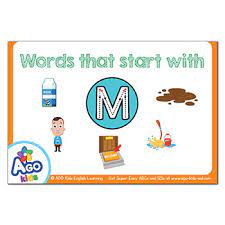 M · macaroni · macaroni penguin · macaw · mad · magazine · magellan, ferdinand · magic · magic square Free Alphabet Flashcards For Words That Start With The Letter M Bingobongo