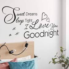 Why is it important to have sweet dreams? Wandtattoo Sweet Dreams Sleep Tight Wall Art De