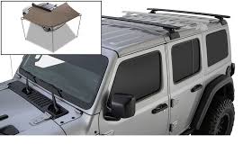 Rhino Rack Vortex 2 Bar Backbone Roof Rack For 18 20 Jeep Wrangler Jl Unlimited With Hardtop Quadratec