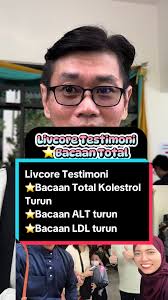 RCCA Dr. Lee share ⭐️Bacaan Total Kolestrol Turun✅ ⭐️Bacaan ALT turun✅  ⭐️Bacaan LDL turun✅ selepas sebulan setengah consume #LIVCORE  #livcoretestimony #beinternational #jagahati #liver #liverhealth ...