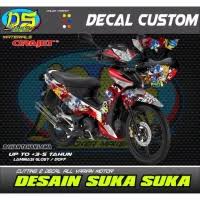 Harga otr jkt & tng honda supra x 125 fi cw: Jual Decal Supra 125 Murah Harga Terbaru 2021
