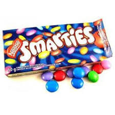 A variant on smarties ice cream is the smarties mcflurry, sold by mcdonald's.it was discontinued temporarily in 2012, brought back in early 2014 but withdrawn again in late 2015, being replaced with oreo. Nestle Smarties Candies Reviews In Candy Familyrated