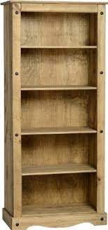 Mercers Furniture Corona Large Bookcase Multi Colour Amazon Co Uk Kitchen Home Rustiek Rustieke Charme