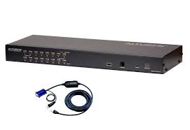 Desktop with rack mount accessories video ports: 16 Port Cat 5 Kvm With 12 Usb Kvm Adapter Cables Kh1516aukit Aten Cat 5 Kvm Switches Aten U S A