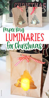 Easy Diy Paper Bag Luminaries For Christmas With Video Sunny Day Family