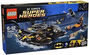 Image 0 of lego dc batman ii . Lego 76034 Super Heroes The Batboat Harbor Pursuit Amazon Co Uk Toys Games