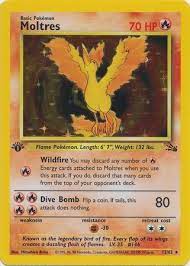 5.0 out of 5 stars. Moltres Fossil 1st Edition Pokemon Trollandtoad