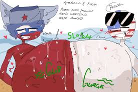 Rule34 - If it exists, there is porn of it  russia (countryhumans), united  states of america (countryhumans)  7933552
