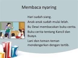 12202017 latihan membaca kata dengan huruf ng. Teks Belajar Membaca Kelas 1 Sd Cara Golden