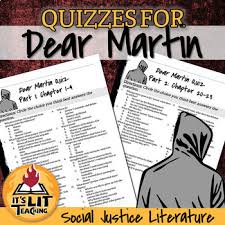 If you fail, then bless your heart. Dear Martin Quiz Worksheets Teaching Resources Tpt