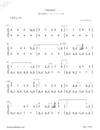 Click on the blue button to directly copy to your clipboard. Unravel Tokyo Ghoul Op Numbered Musical Notation Preview