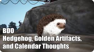 The hedgehog is a very popular pet in black desert online but up to recently, could only be well, that is if you bought the game through the bdo website and not through steam as there is no gift option for the hedgehog not only increases the amount of life skill experience you earn but also and more. Steam Community Video Bdo Hedgehogs Golden Artifacts And Calendar Thoughts