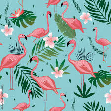 Shop our best selection of outdoor decor to reflect your style and inspire your outdoor space. Pink Flamingo Seamless Pattern With Tropical Leaves And Flowers Vector Background Design With Flamingos For Wallpaper Fabric Textile Stock Vector Adobe Stock