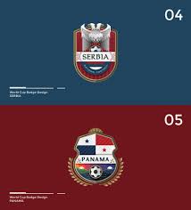 Designer Brilliantly Redesigned All The World Cup Badges During The Tournament In 2020 Badge Design World Cup World Cup Logo