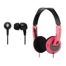 Skullcandy Uprock Over Head In Earphone Twin Pack Pink Skullcandy Headphones Headphones Headset
