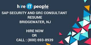 Download free risk matrix template in excel. Sap Security And Grc Consultant Resume Bridgewater Nj Hire It People We Get It Done