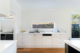 This is especially true of cabinets. Kitchen Connection Our Tuscany Cabinets Sitting Pretty In This Light Filled Kitchen Paired Perfectly With Caesarstone Organic White Benchtops And The Client S Own Circular Black Handles Hamptonshome Tuscany Shakerstyle Lovethislook White
