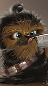 Star Wars Baby Chewbacca Artwork Iphone Wallpapers Free Star Wars Fan Art Star Wars Art Star Wars Baby