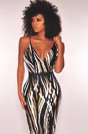 Team up a long sleeve. Black Gold White Sequins Padded Mermaid Gown Sequin Dresses Curvyfashionchicks Over Blog Com