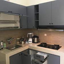 Best overall kitchen set for kids. Kitchen Set Minimalis Ukuran Atas 3 Meter Dan Ukuran Bawah 3 Meter Rak Dapur Lemari Sayur Rak Piring Shopee Indonesia