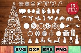 Download Christmas Svg Bundle With 45 Cut Files Graphic By Anastasia Feya Creative Fabrica PSD Mockup Templates