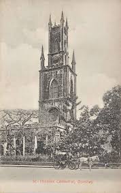 St Thomas Cathedral British Era Bombay ...