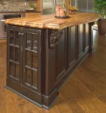 marvellous black distressed kitchen