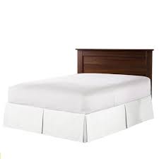 the great american store pleated bed skirt california king size white luxury double brushed 100 microfiber 12 inch white bedding white bed skirt bedskirt