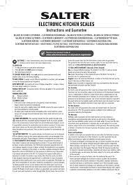 For continue to select the manual, click the language in which you want to read manual document. Salter 1160 Bkdr Instruction Manual Manualzz