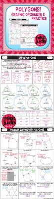 Polygons Graphic Organizer And Practice Teaching Geometry Education Math Math Geometry