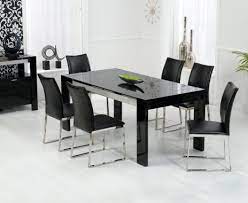 Designer brands on sale · shop designer brands Cannes High Gloss Dining Table In Black With Six Black Cologne Chairs Black Glass Dining Table Black Round Dining Table Dining Room Table