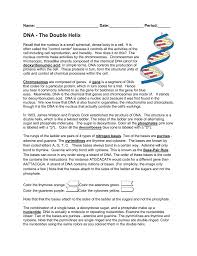 Dna is called a nucleic acid because it was first found in the nucleus. Dna Worksheet Ocps Teacherpress