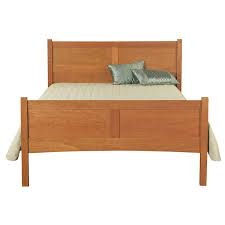 Beds can be simply a headboard, footboard, side rails, and center supports, while some beds offer storage drawers in the footboard! Essex High Footboard Bed Vermont Woods Studios