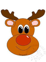 These 18 christmas reindeer coloring sheets include: Rudolph Reindeer Face Image Coloring Page