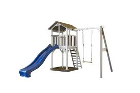 Kinder Spielturm Sunny Beach Tower Swing Stelzenhaus Einzelschaukel Rutsche Kinderspielgerate Fur Den Garten Kinder Spielturm Spielturm Einzelschaukel