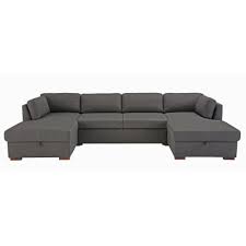 Shop our best selection of gray sofas, couches & loveseats to reflect your style and inspire your home. Ausziehbares 7 Sitzer Panorama Sofa Grau Maisons Du Monde