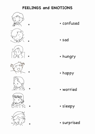Feelings Worksheet For Preschool Student Emotions Preschool Kindergarten Worksheets Printable Preschool Worksheets