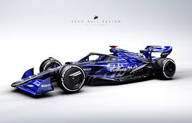 Formula 1 have released a series of images depicting the look of the 2021 concept car which will replace the current formula at the end of 2020. Ford F1 2021 Concept Livery 3d Visualisation On Behance Formula 1 Car Ford Indy Cars