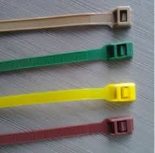 Open lock head for quick and easy insertion; 41 Cable Ties For Life Ideas Cable Ties Zip Ties Tie Crafts