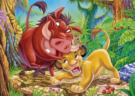 Waterfall And Simba Timon And Pumbaa Zazu Flying Over Them Picture Waterfall And Simba Timon And Pumbaa Timon And Pumbaa Disney Lion King Lion King Video