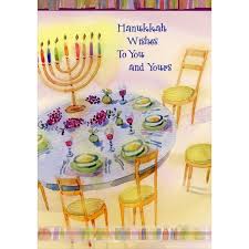 A bright hanukkah ecard for all your loved ones. Designer Greetings Menorah On Table Box Of 18 Hanukkah Cards Walmart Com Walmart Com