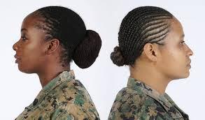 Her hair is parted on one side so as to show off her incredible bone structure. Army Lifts Ban On Dreadlocks And Black Servicewomen Rejoice The New York Times
