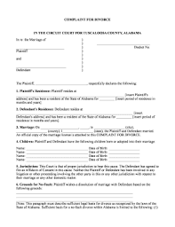 In alabama, an uncontested divorce is the easiest, least expensive and least stressful of your divorce uncontested divorce process: Tuscaloosa County Courthouse Fill Online Printable Fillable Blank Pdffiller