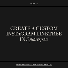 That means you're not forced to choose which link. How To Create A Custom Instagram Linktree In Squarespace The Styled Square Premium Squarespace Website Templates